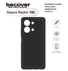 Чохол до мобільного телефона BeCover Silicone Xiaomi Redmi 15С 4G/5G Black (713784)