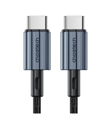 Дата кабель USB-C to USB-C 2.0m PD60W black Choetech (6932112105035)