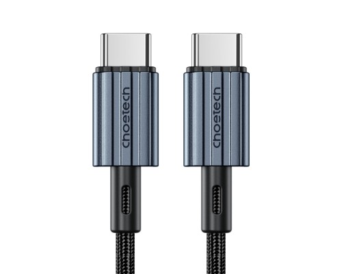 Дата кабель USB-C to USB-C 2.0m PD60W black Choetech (6932112105035)