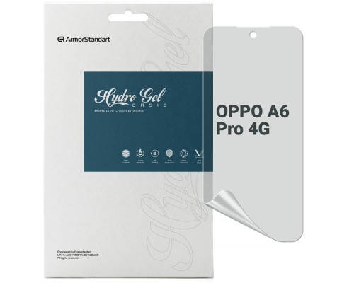 Плівка захисна Armorstandart hydrogel Matte OPPO A6 Pro 4G (ARM89181)