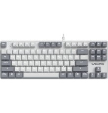 Клавіатура GamePro Genesis Metallic MK110W Outemu Red Switch USB UA White (MK110W)