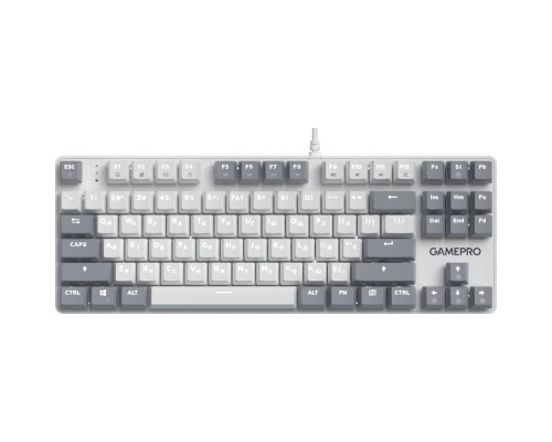 Клавіатура GamePro Genesis Metallic MK110W Outemu Red Switch USB UA White (MK110W)