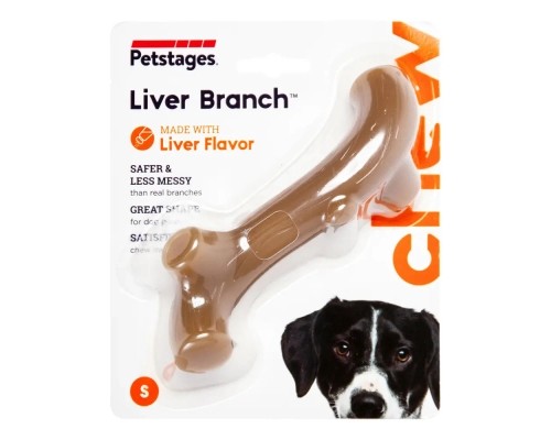 Іграшка для собак Petstages Гілка з ароматом печінки середня (0700603686105)