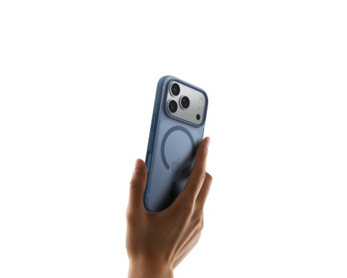 Чохол до мобільного телефона Belkin Magnetic Protective Grip iPhone 17 Pro Navy (MSA035HQNY)