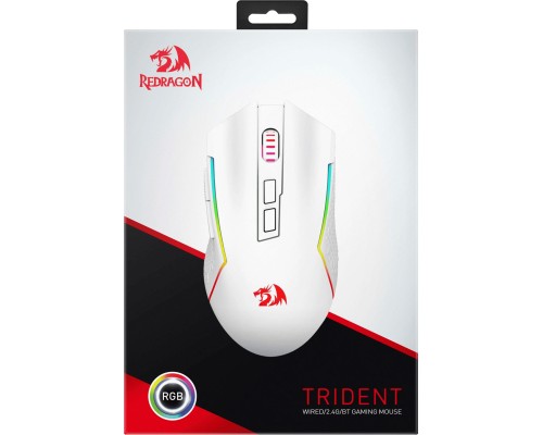 Мишка Redragon Trident Wireless White (71864)
