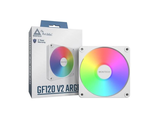 Кулер до корпусу MONTECH GF120 V2 ARGB PWM (W)