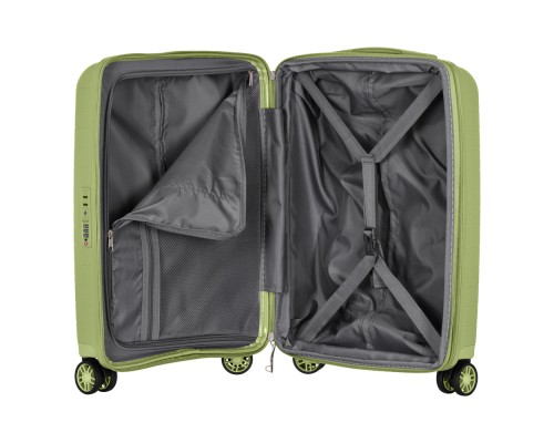 Набір валіз 2E Aero (L+M+S), оливково-зелені (2E-SPP-AERO-SET3-MG)