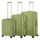 Набір валіз 2E Aero (L+M+S), оливково-зелені (2E-SPP-AERO-SET3-MG)