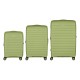 Набір валіз 2E Aero (L+M+S), оливково-зелені (2E-SPP-AERO-SET3-MG)