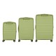Набір валіз 2E Aero (L+M+S), оливково-зелені (2E-SPP-AERO-SET3-MG)