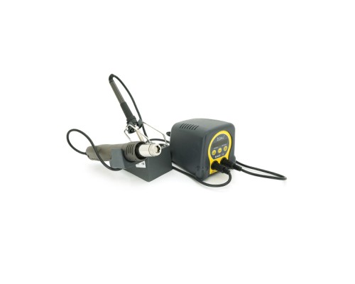 Паяльна станція Bakku BA-942 з цифровою індикацією на фен та на паяльник, DC:110-240V, 4A,750W, 2,25 кг (BA-942)