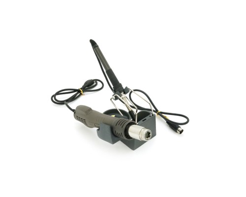 Паяльна станція Bakku BA-942 з цифровою індикацією на фен та на паяльник, DC:110-240V, 4A,750W, 2,25 кг (BA-942)