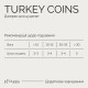 Ласощі для собак Savory Puppy Coins With Turkey 100 г (4820261921090)