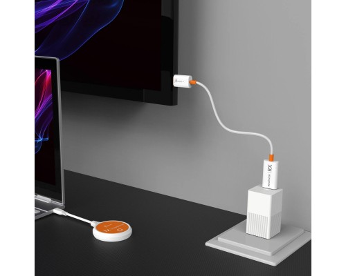 Адаптер ScreenCast Full HD WI-FI 15m USB-C to HDMI Miracast/AirPlay/Chromecast J5create (JVAW62-N)