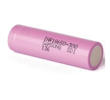 Акумулятор 18650 3000 mAh (30A) Samsung (INR18650-30Q) 