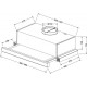 Витяжка кухонна Eleyus Storm G 700 LED SMD 60 WH