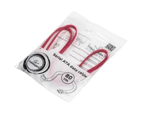 Кабель для передачі даних SATA III 0.8m Cablexpert (CC-SATAM-DATA90-0.8M) Кабель для передачі даних SATA III 0.8m Cablexpert (CC-SATAM-DATA90-0.8M)