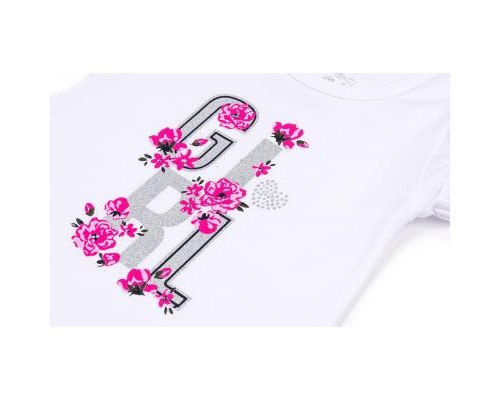 Набір дитячого одягу Breeze в квіточки (6198-116G-white)