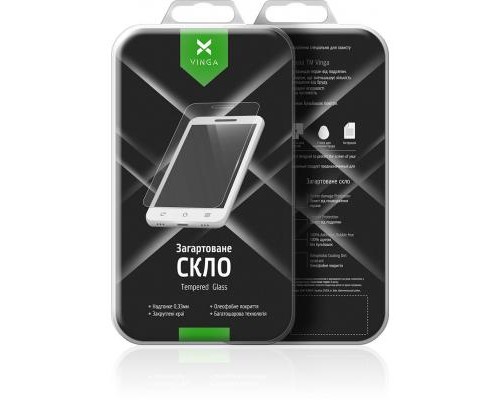 Скло захисне Vinga для Huawei Y7 Prime 2018 (Black) (VTPGS-Y7P2018)