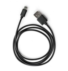 Дата кабель USB 2.0 AM to Micro 5P PVC 1m black Vinga (VCPDCM1BK)