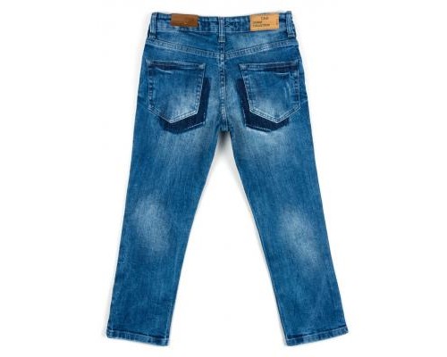 Штани дитячі Breeze джинсові з потертостями (OZ-18606-116B-blue)