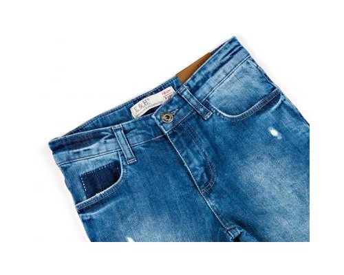 Штани дитячі Breeze джинсові з потертостями (OZ-18606-116B-blue)