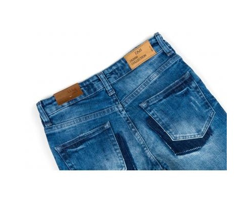 Штани дитячі Breeze джинсові з потертостями (OZ-18606-116B-blue)