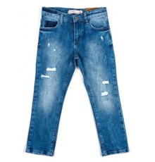Штани дитячі Breeze джинсові з потертостями (OZ-18606-116B-blue)