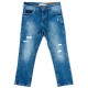 Штани дитячі Breeze джинсові з потертостями (OZ-18606-116B-blue)