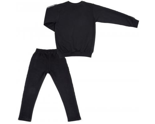 Набір дитячого одягу Breeze з срібними лампасами (12973-152G-black)