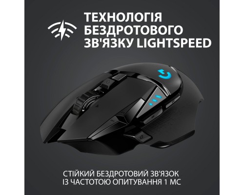 Мишка Logitech G502 Lightspeed Black (910-005567)