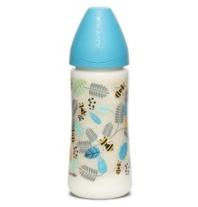 Пляшечка для годування Suavinex Крилаті історії 360 мл блакитна (304832)