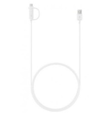 Дата кабель USB 2.0 AM to Type-C + Micro 5P 1.5m white Samsung (EP-DG930DWEGRU)