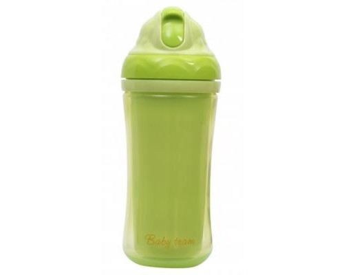 Поїльник-непроливайка Baby Team з подвійними стінками та трубоч. 280 мл (5021)