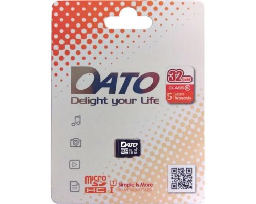 Карта пам'яті Dato 32GB microSD class 10 UHS-I (DTTF032GUIC10) Карта пам'яті Dato 32GB microSD class 10 UHS-I (DTTF032GUIC10)