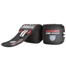 Бинт для спорту Power System Knee Wraps PS-3700 Red/Black (PS-3700_Red-Black)