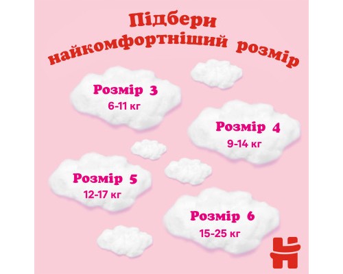Підгузки Huggies Little Movers/Pants 4 (9-14 кг) для дівчаток 52 шт (5029053547541)