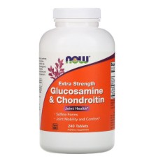 Вітамін Now Foods Глюкозамін І Хондроітин Посиленої дії, Glucosamine & Ch (NOW-03244)