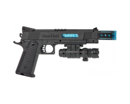 Іграшкова зброя ZIPP Toys Пістолет світлозвуковою Colt 1911 чорний (828B)