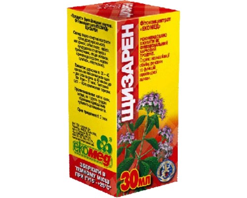 Трави ЕКОМЕД Щизарен 30 мл