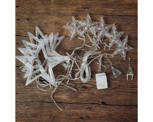 Гірлянда BPNY штора Зірочка White 138LED, 2.5х0.8М, 220V (102965)