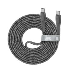 Дата кабель USB-C to USB-C 2.1m USB 2.0 3А 60W grey RivaCase (PS6105 GR21)