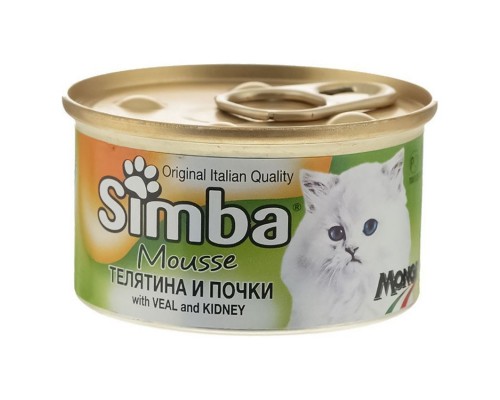 Консерви для котів Simba Cat Wet телятина 85 г (8009470009409)