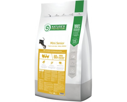 Сухий корм для собак Nature's Protection Mini Senior Small breeds 7.5 кг (NPS45754)