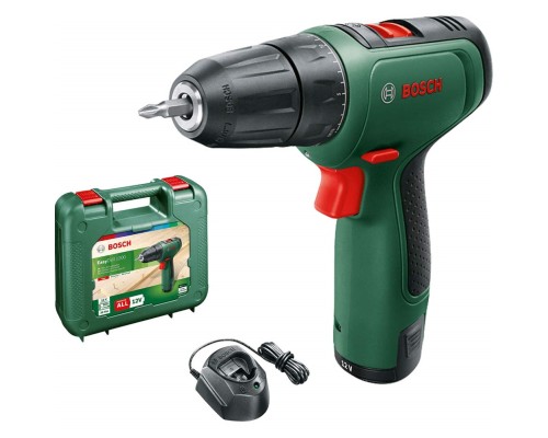 Шуруповерт Bosch EasyDrill 1200, 12В, 1х1.5Ач, ЗП, кейс (0.603.9D3.006)