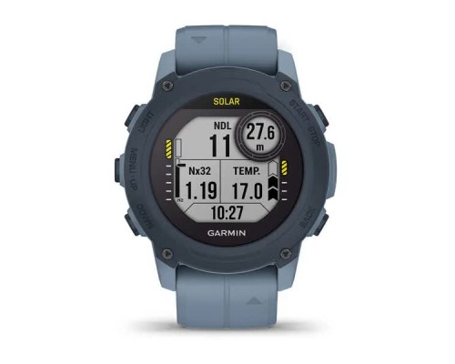 Смарт-годинник Garmin Descent G1 Solar, Dive Computer, Hurricane Blue, GPS (010-02604-13)