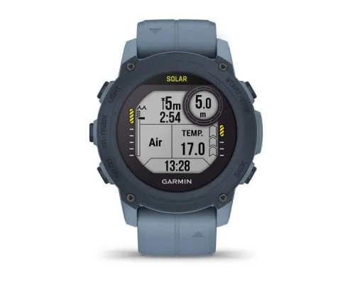 Смарт-годинник Garmin Descent G1 Solar, Dive Computer, Hurricane Blue, GPS (010-02604-13)