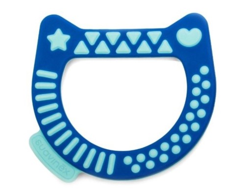 Прорізувач Suavinex кошеня у футлярі синій (400699/2)