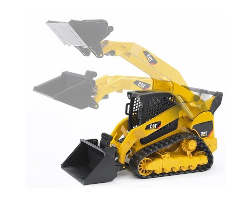 Спецтехніка Bruder Міні-навантажувач Cat гусеничний з ковшем (02136)