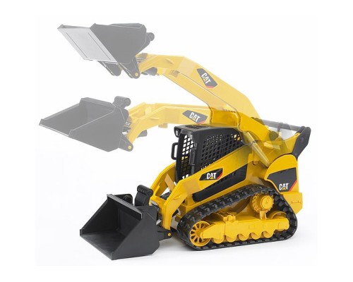 Спецтехніка Bruder Міні-навантажувач Cat гусеничний з ковшем (02136)